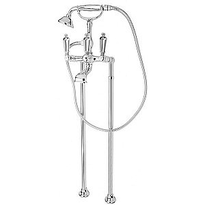 Смеситель для ванны Cezares FIRST-VDP-01-M хром купить в интернет-магазине сантехники Sanbest