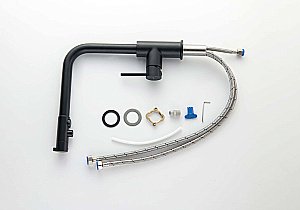 Смеситель для кухни Aquatek Европа AQ1386MB черный матовый купить в интернет-магазине сантехники Sanbest