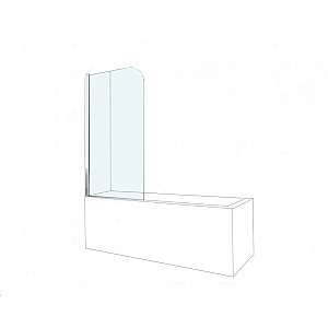 Шторка для ванны BERGES RIVER 065001 80x140 купить в интернет-магазине Sanbest