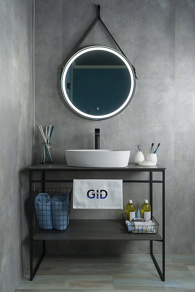 Раковина накладная Gid Creativo 50 N9386 51139 белая купить в интернет-магазине Sanbest