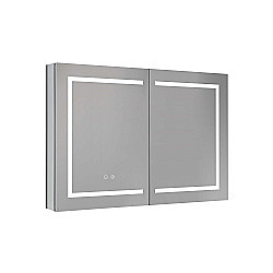 Зеркальный шкаф Aquqtek AQ7104-MLC 100х70 хром купить в интернет-магазине сантехники Sanbest