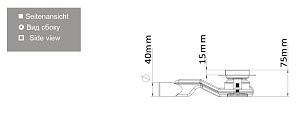 Душевой трап ESBANO S-LINE-80SG 80 золото купить в интернет-магазине Sanbest