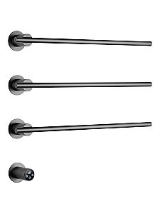 Полотенцесушитель электрический встраиваемый WONZON & WOGHAND DORTMUND, Темный графит (WW-A363-GM) купить в интернет-магазине сантехники Sanbest