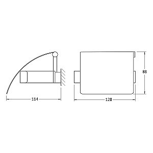 Держатель туалетной бумаги ARTWELLE REGEN 8326 купить в интернет-магазине сантехники Sanbest