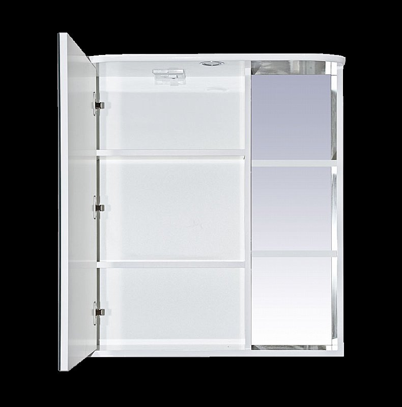 Зеркальный шкаф Misty Венера 70 белый купить в интернет-магазине сантехники Sanbest