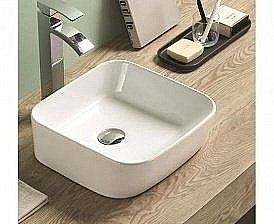 Раковина накладная CeramaLux N 35 78495 белая купить в интернет-магазине Sanbest