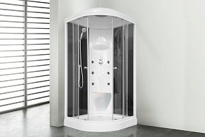 Душевая кабина Royal Bath RB100HK7-BT 100x100 профиль белый/стекло прозрачное купить в интернет-магазине Sanbest