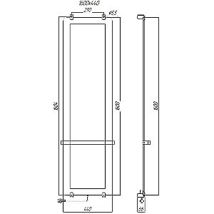 Полотенцесушитель Allen Brau Infinity 160х44 8.21005.GL купить в интернет-магазине сантехники Sanbest