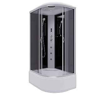 Душевая кабина Niagara Classic 120х80 NG-2510-14LF стекло тонированное/профиль хром матовый купить в интернет-магазине Sanbest