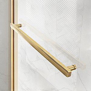 Душевой уголок Vincea Slim Soft VSR-1SS8015CLG 150x80 стекло прозрачное/профиль золото брашированное купить в интернет-магазине Sanbest