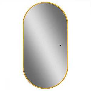 Зеркало Art&Max TORINO AM-Tor-550-1050-DS-Gold в ванную от интернет-магазине сантехники Sanbest