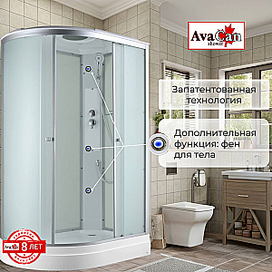 Душевая кабина AvaCan C Серия C2012 120х80 стандартная купить в интернет-магазине Sanbest