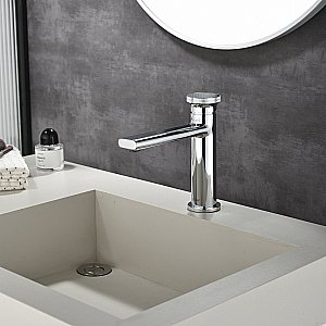 Смеситель для раковины Black&white Gravity GF-7107-С хром купить в интернет-магазине сантехники Sanbest