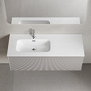 Тумба с раковиной Sancos Snob R 1.0 SNR1.0120LSM/SNR1.0120RSM Doha Soft для ванной в интернет-магазине Sanbest