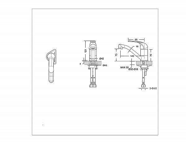 Смеситель для кухни BRAVAT Fit F1233188CP-RUS купить в интернет-магазине сантехники Sanbest