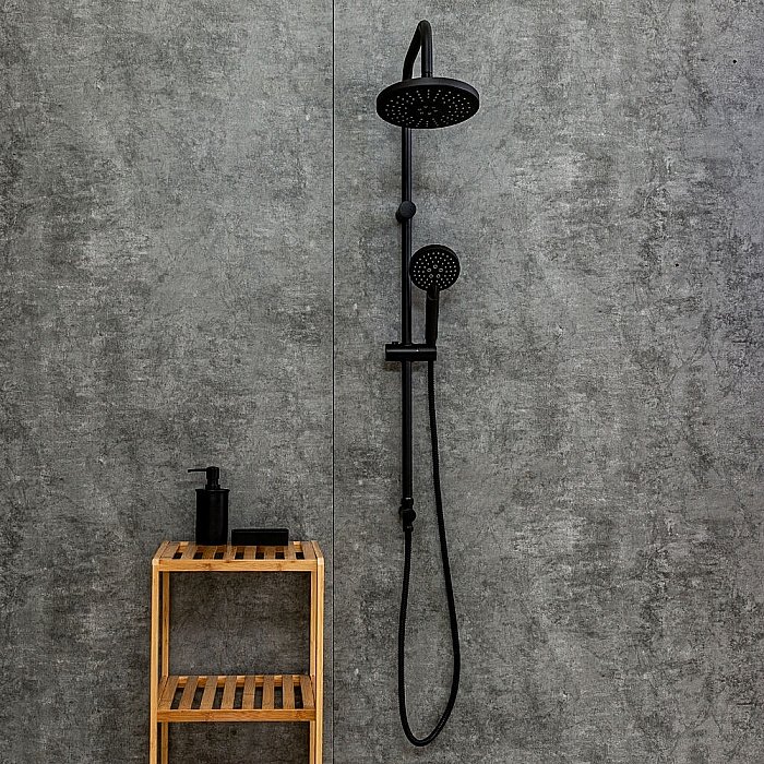 Душевая система Orange Lutz M04-932b черный купить в интернет-магазине сантехники Sanbest