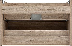 Тумба с раковиной Aquanet Милан 336385/329257 100 дуб светлый для ванной в интернет-магазине Sanbest