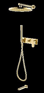 Душевая система Boheme Spectre 454-2-MG золото матовое купить в интернет-магазине сантехники Sanbest