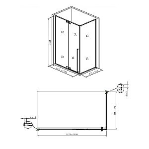 Душевой уголок Allen Brau Fantasy 3.11005.00 160x90 купить в интернет-магазине Sanbest