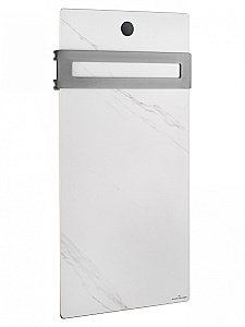 Полотенцесушитель электрический с каменной плитой Белый мрамор WONZON & WOGHAND STUTTGART, Темный графит (WW-A501-GM) купить в интернет-магазине сантехники Sanbest