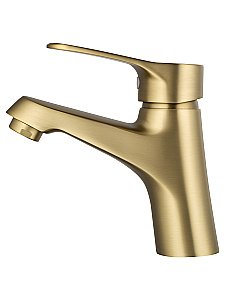 Смеситель для раковины WONZON & WOGHAND WW-A40212-BG золото брашированное купить в интернет-магазине сантехники Sanbest