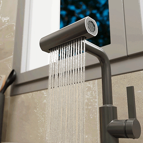 Смеситель для кухни Rush Tinos TI3732-17Grey графит купить в интернет-магазине сантехники Sanbest