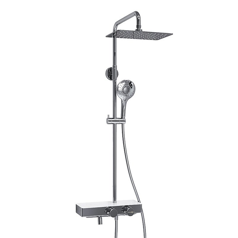 Душевая система WasserKraft Aller SET2648 Thermo хром купить в интернет-магазине сантехники Sanbest