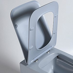 Унитаз Vincea Q-Line VT1-12MO безободковый, с крышкой микролифт, океан матовый купить в интернет-магазине Sanbest