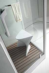 Душевая кабина с гидромассажем Orans Diamond 120х90 SR-89105RS White купить в интернет-магазине Sanbest