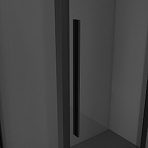 Душевой уголок Niagara Nova NG-85-14TB/NG-TB80-34 140х80 стекло тонированное/профиль черный матовый купить в интернет-магазине Sanbest