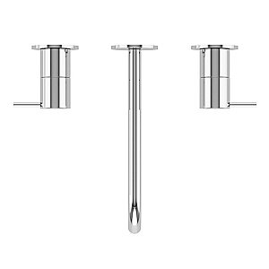 Смеситель для раковины Cezares LEAF LEAF-BLI3L-20-L-01-W0 хром купить в интернет-магазине сантехники Sanbest