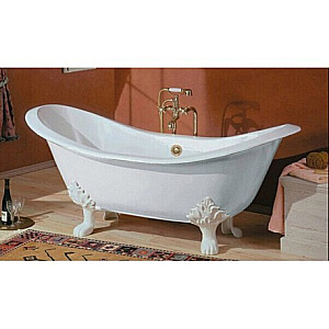 Ванна чугунная Magliezza Julietta 183x78 белая/ножки белые купить в интернет-магазине Sanbest