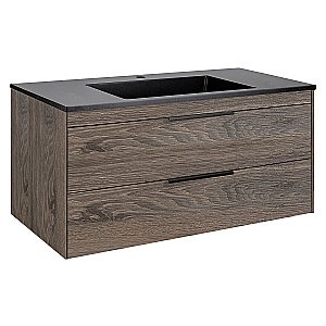 Тумба с раковиной Vincea Chiara 2D 1000 R.Oak для ванной в интернет-магазине Sanbest