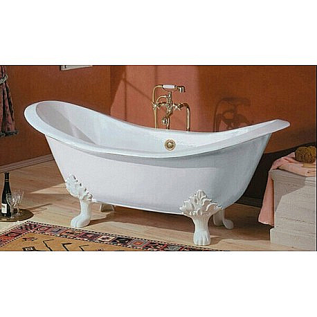 Ванна чугунная Magliezza Julietta 183x78 белая/ножки белые купить в интернет-магазине Sanbest