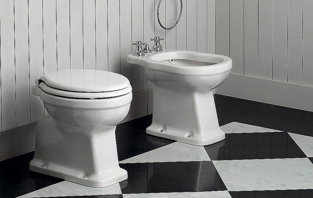 Унитаз приставной SIMAS Londra LO901, белый купить в интернет-магазине Sanbest