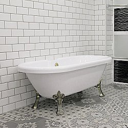 Акриловая ванна Радомир Леонесса 1 на ножках Лилия Bronze купить в интернет-магазине Sanbest