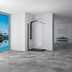 Душевое ограждение RGW Walk In WA-010B 80 матовое купить в интернет-магазине Sanbest