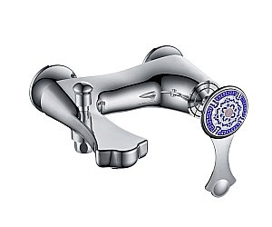 Смеситель для ванны Bronze de Luxe Yasmina T800/B01 хром купить в интернет-магазине сантехники Sanbest