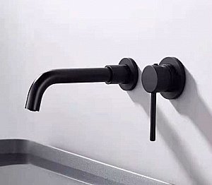 Смеситель для раковины Orange Karl M05-722b черный купить в интернет-магазине сантехники Sanbest