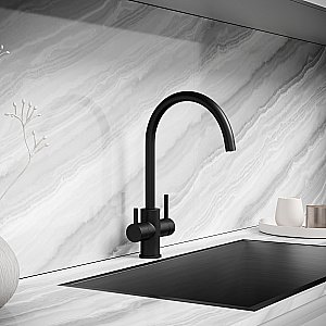 Смеситель для кухни Sancos Taper SC4012MB черный матовый купить в интернет-магазине сантехники Sanbest