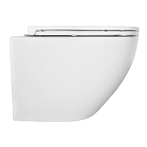 Унитаз подвесной Azario Pro PRO-0001 UQ3 белый, безободковый, с крышкой микролифт, слив торнадо купить в интернет-магазине Sanbest