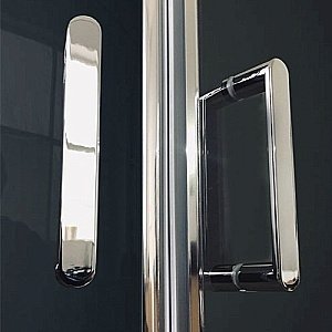 Душевой уголок Royal Bath RB100HK-T-CH 100х100 прозрачный купить в интернет-магазине Sanbest