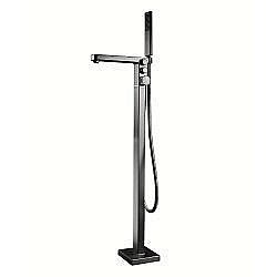 Смеситель для ванны напольный Black&White Universe 7562GC купить в интернет-магазине сантехники Sanbest