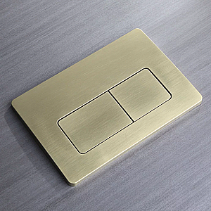 Кнопка для инсталляции Veconi Flush V5 FLV5-GM золото брашинг купить в интернет-магазине сантехники Sanbest