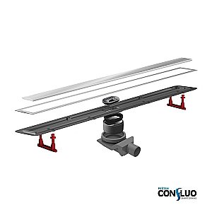 Душевой трап PESTAN Confluo Premium Line 650 матовый хром купить в интернет-магазине Sanbest