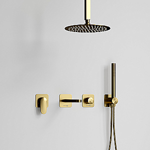 Душевая система WasserKraft A3651.283.235.259.285.194.286.284 золото матовое купить в интернет-магазине сантехники Sanbest