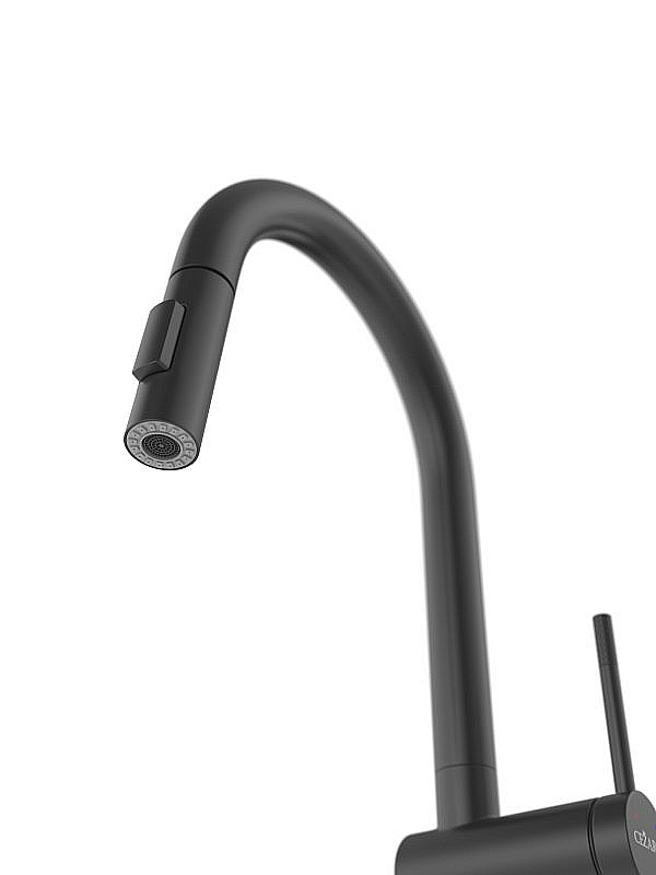 Смеситель для кухни Cezares RELAX KIT-NOP черный матовый купить в интернет-магазине сантехники Sanbest