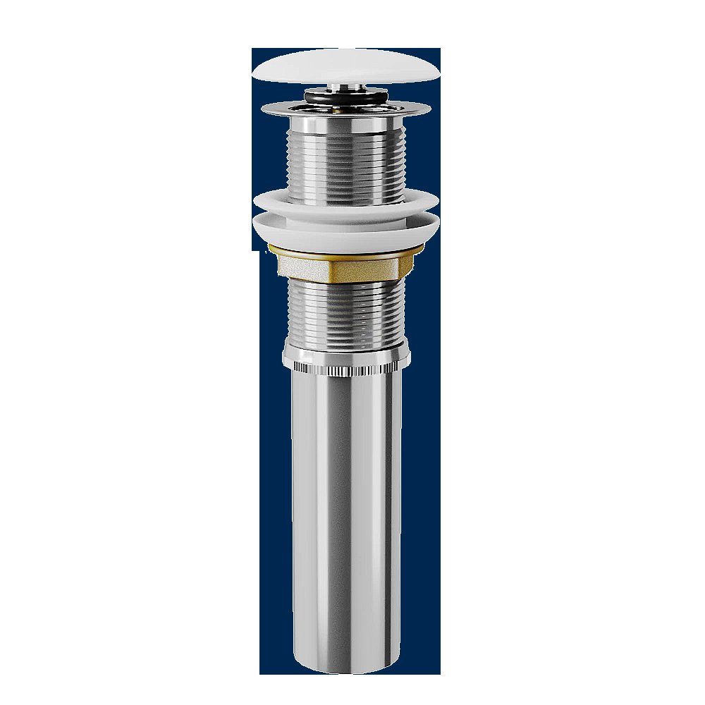 Донный клапан D&K DC9008 белый матовый купить в интернет-магазине сантехники Sanbest