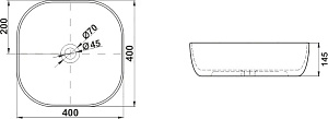 Раковина Melana A500C A500C-805 белая купить в интернет-магазине Sanbest