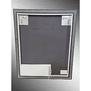 Зеркало с LED подсветкой Orange QUADRO OQ-50ZE 50x70 белый в ванную от интернет-магазине сантехники Sanbest